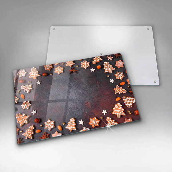 Spisskyddsplatta elegant Jul pepparkakor