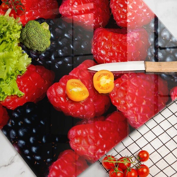 Spisskyddsplatta elegant Hallon och björnbär