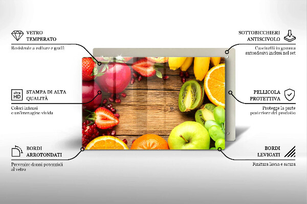 Spisskyddsplatta elegant Färsk frukt