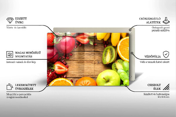 Spisskyddsplatta elegant Färsk frukt