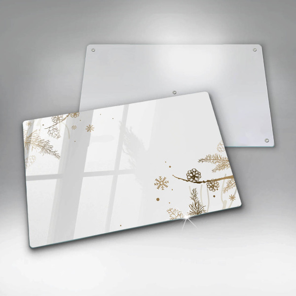 Spisskyddsplatta elegant Vinterdekorationer