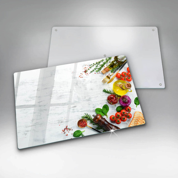 Spisskyddsplatta elegant Grönsaker och kryddor