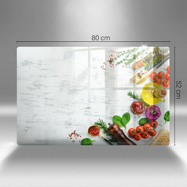 Spisskyddsplatta elegant Grönsaker och kryddor