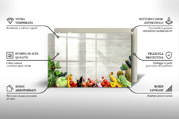 Kokkärlskydd elegant Grönsaker på omslag