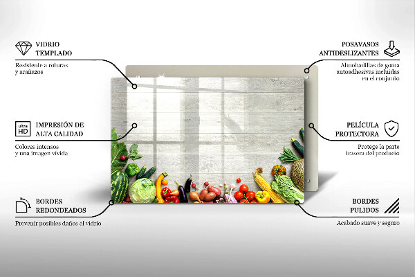 Kokkärlskydd elegant Grönsaker på omslag