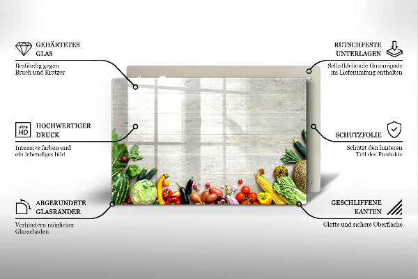 Kokkärlskydd elegant Grönsaker på omslag