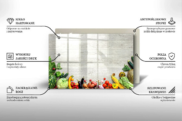 Kokkärlskydd elegant Grönsaker på omslag