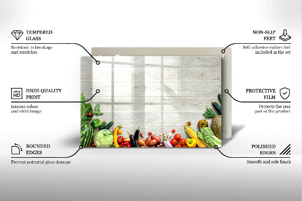 Kokkärlskydd elegant Grönsaker på omslag