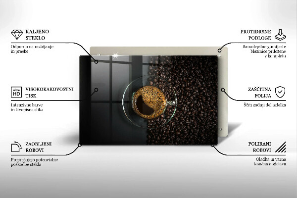 Kokkärlskydd elegant Kaffe och bönor