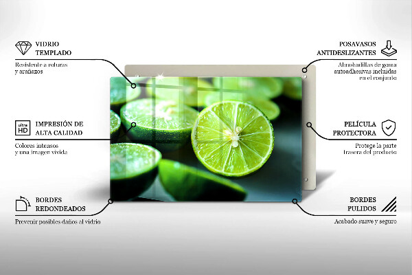 Kokkärlskydd elegant Lime citrus