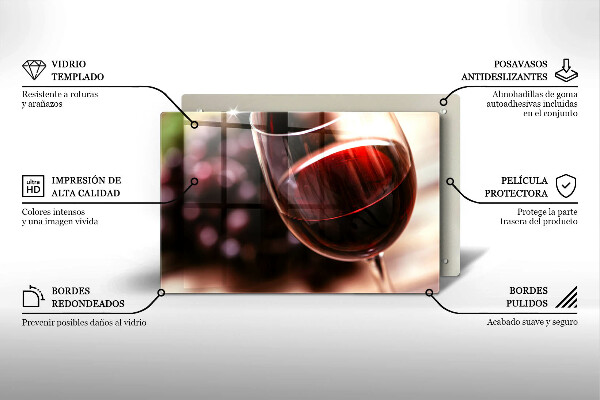 Kokkärlskydd elegant Ett glas rött vin