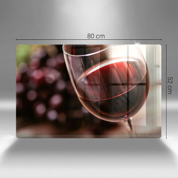 Kokkärlskydd elegant Ett glas rött vin