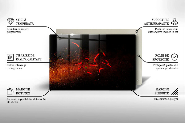 Kokkärlskydd elegant Varm chilipeppar