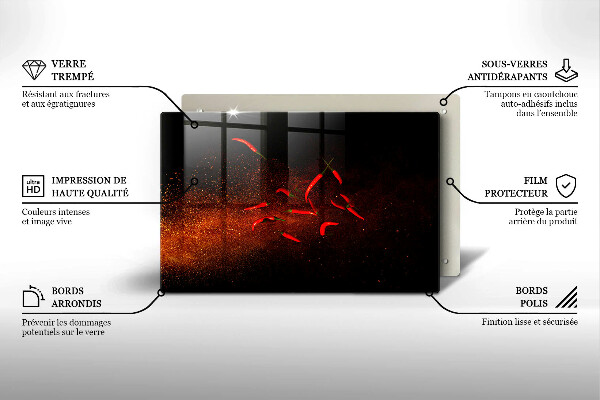 Kokkärlskydd elegant Varm chilipeppar