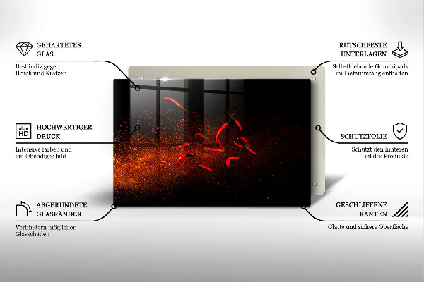 Kokkärlskydd elegant Varm chilipeppar