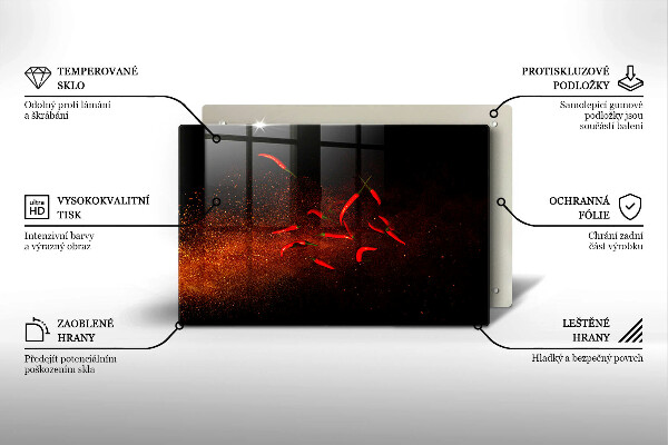 Kokkärlskydd elegant Varm chilipeppar