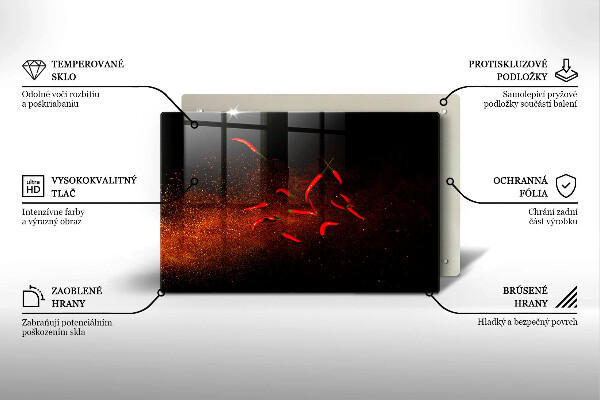 Kokkärlskydd elegant Varm chilipeppar