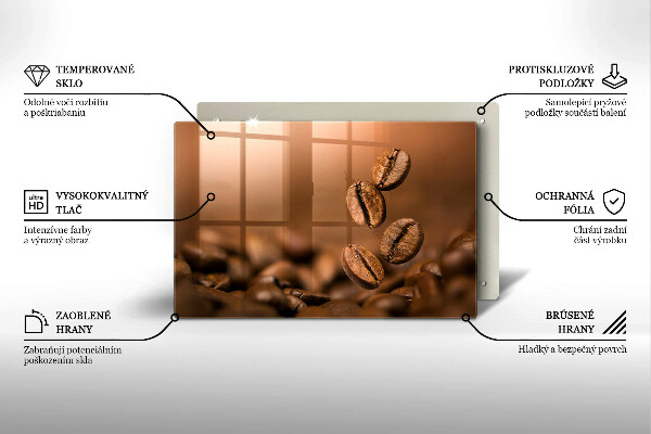 Kokkärlskydd elegant Kaffebönor