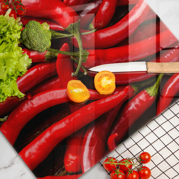 Skydd för induktionsspis elegant Varm chilipeppar