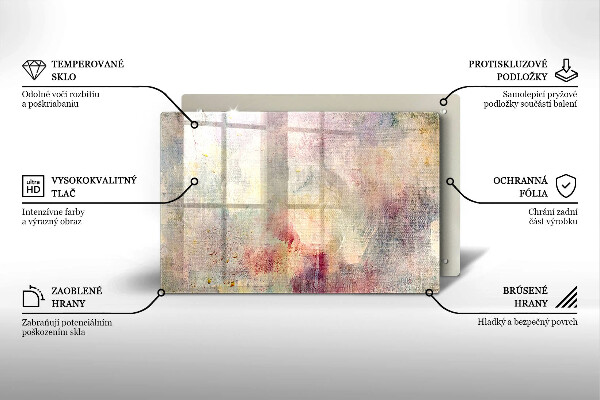 Glashällskydd elegant Måla textur bakgrund