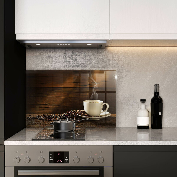 Spisskyddsplatta elegant Kaffekopp i trä