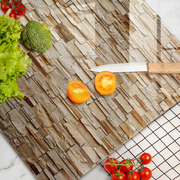 Spisskyddsplatta elegant Textur av dekorativa stenar