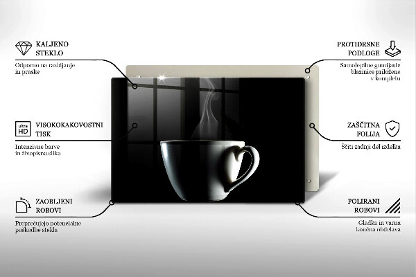 Spisskyddsplatta elegant En kopp te