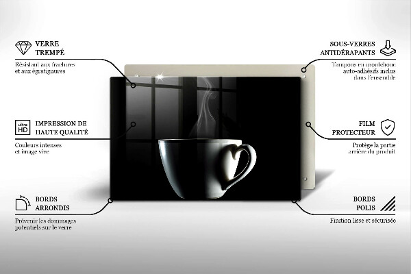 Spisskyddsplatta elegant En kopp te