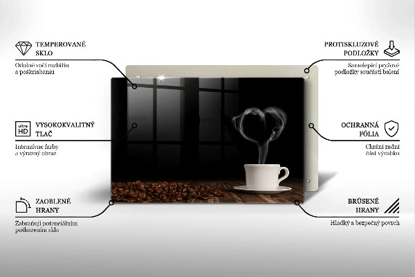 Spisskyddsplatta elegant Kaffekopp hjärta