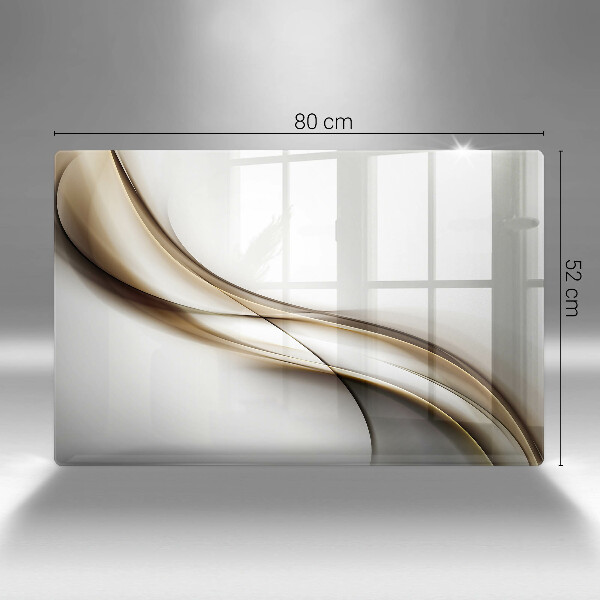 Spisskyddsplatta elegant Mjuka linjer abstraktion