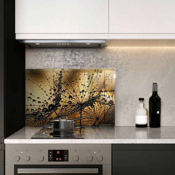 Spisskyddsplatta elegant Dagg och maskrosor