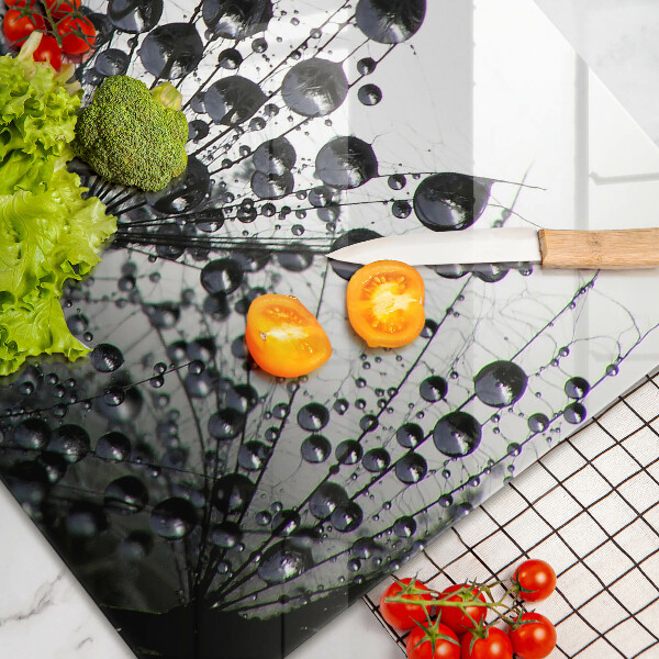 Spisskyddsplatta elegant Maskrosor och dagg