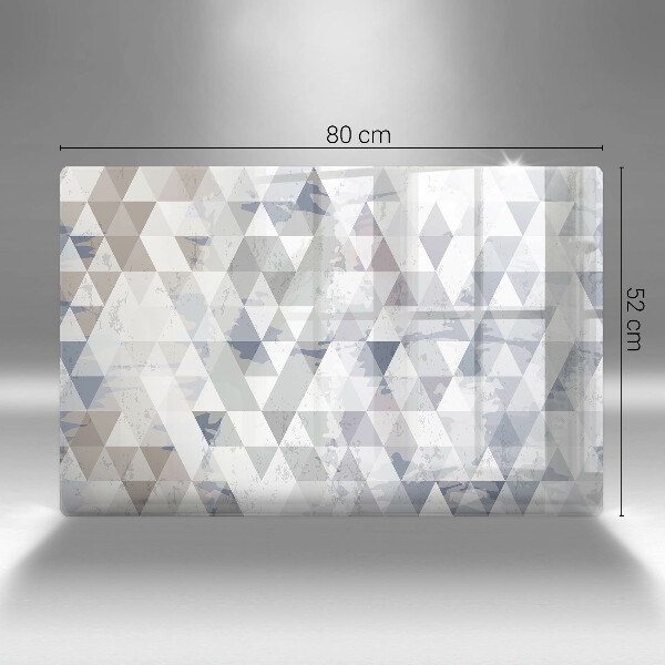 Glashällskydd elegant Trianglar mönster