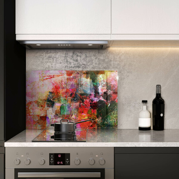 Spisskyddsplatta elegant Måla abstraktion