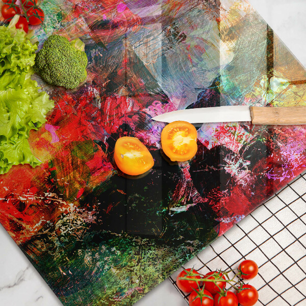 Spisskyddsplatta elegant Måla abstraktion