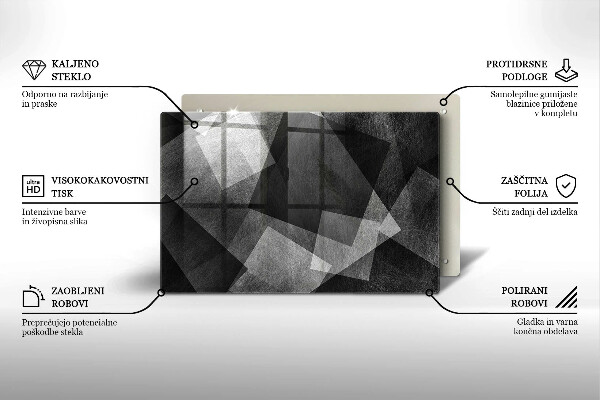 Kokkärlskydd elegant Geometrisk abstraktion