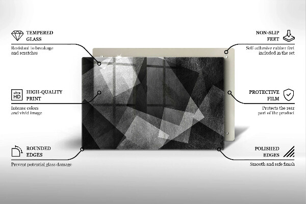 Kokkärlskydd elegant Geometrisk abstraktion