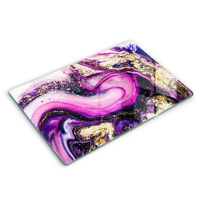 Skydd för induktionsspis elegant Abstrakt design guld