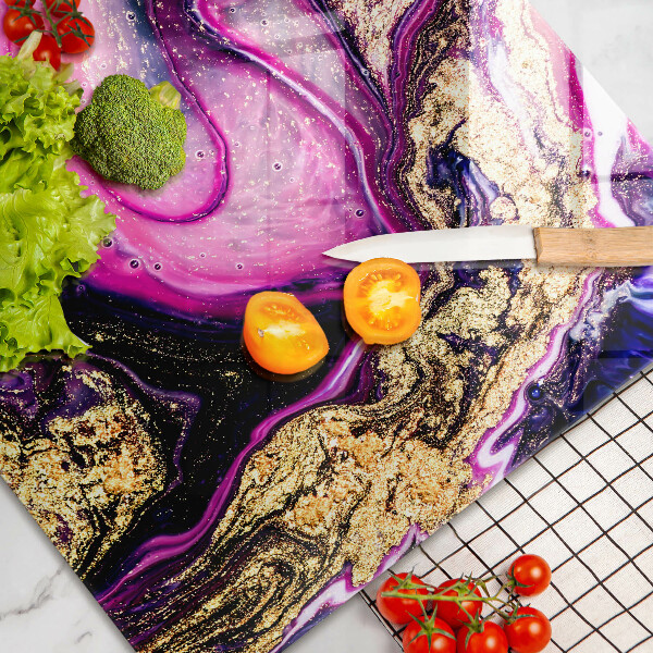 Skydd för induktionsspis elegant Abstrakt design guld