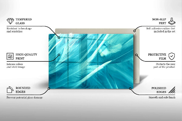 Kokkärlskydd elegant Fina fjädrar