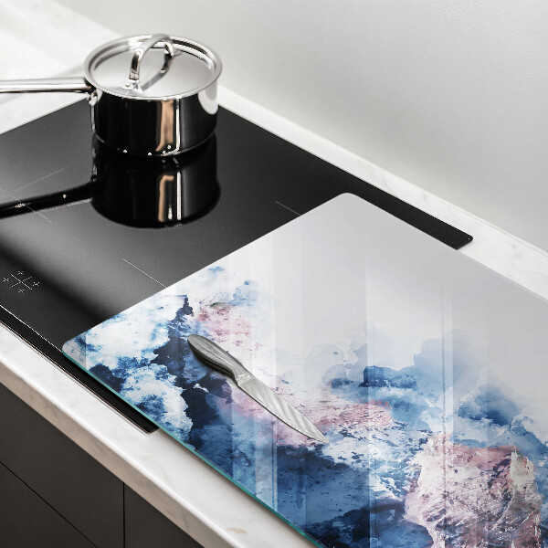 Kokkärlskydd elegant Abstrakt målade berg