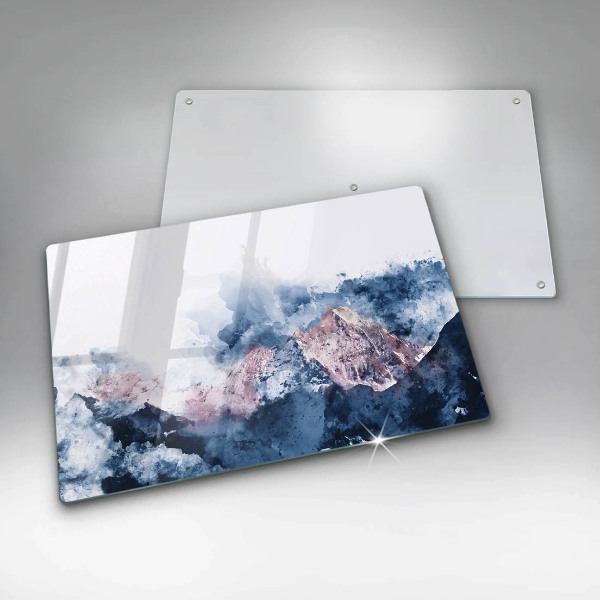 Kokkärlskydd elegant Abstrakt målade berg