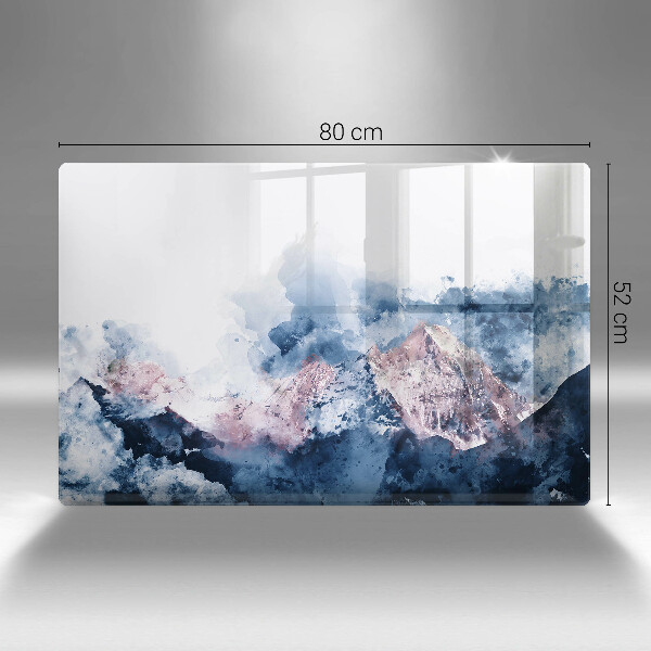 Kokkärlskydd elegant Abstrakt målade berg