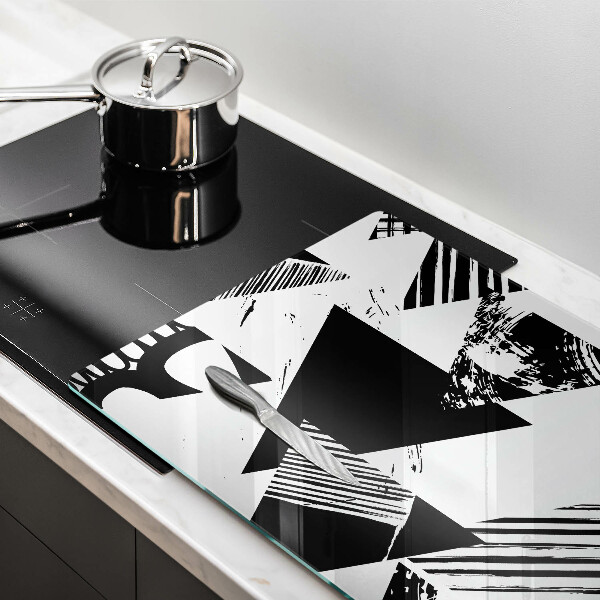 Kokkärlskydd elegant Geometriska trianglar