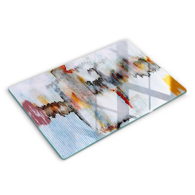 Spisskyddsplatta elegant Abstraktionsfärger