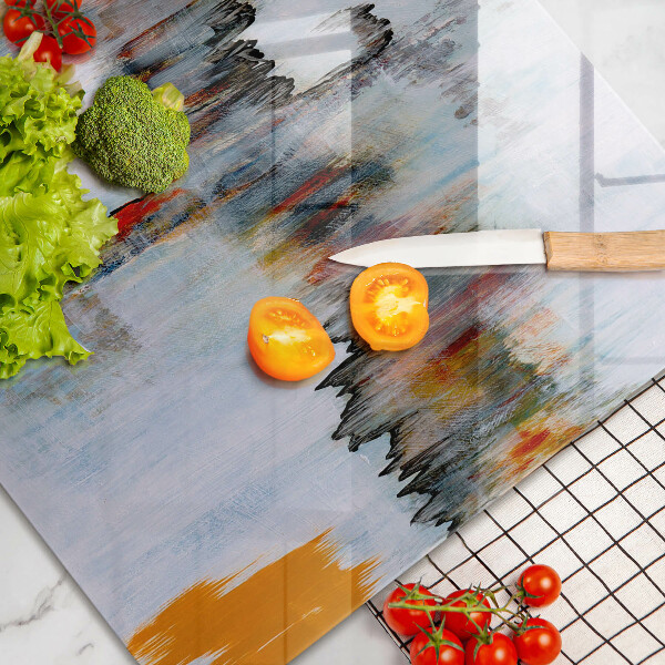 Spisskyddsplatta elegant Abstraktionsfärger