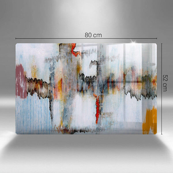 Spisskyddsplatta elegant Abstraktionsfärger