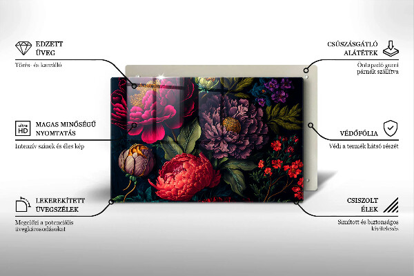 Kokkärlskydd elegant Vackra blommor