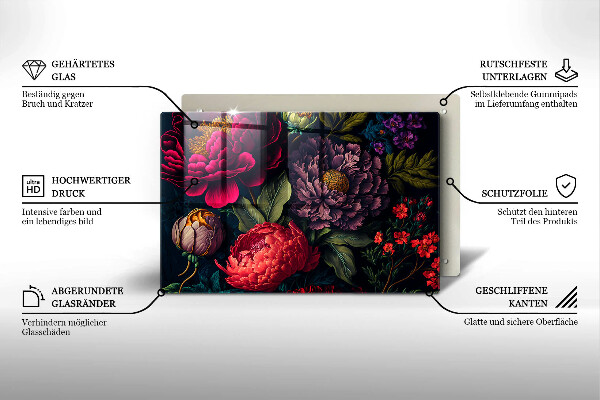 Kokkärlskydd elegant Vackra blommor