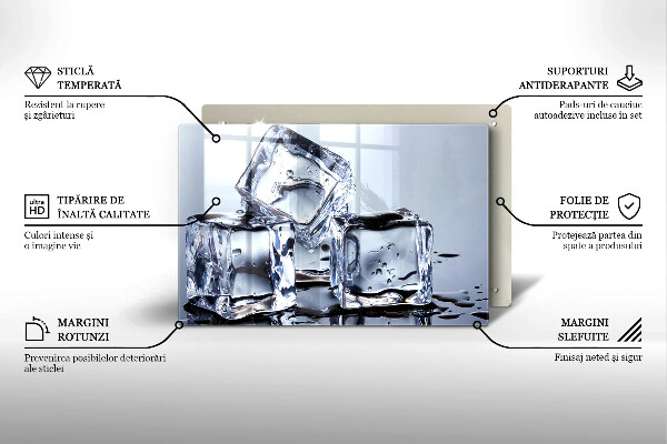 Spisskyddsplatta elegant Isbitar